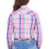 Wrangler Womens Kiara Shirt - Blue/Pink