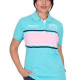 Wrangler Womens Lyndel Polo - Aqua