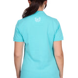 Wrangler Womens Lyndel Polo - Aqua