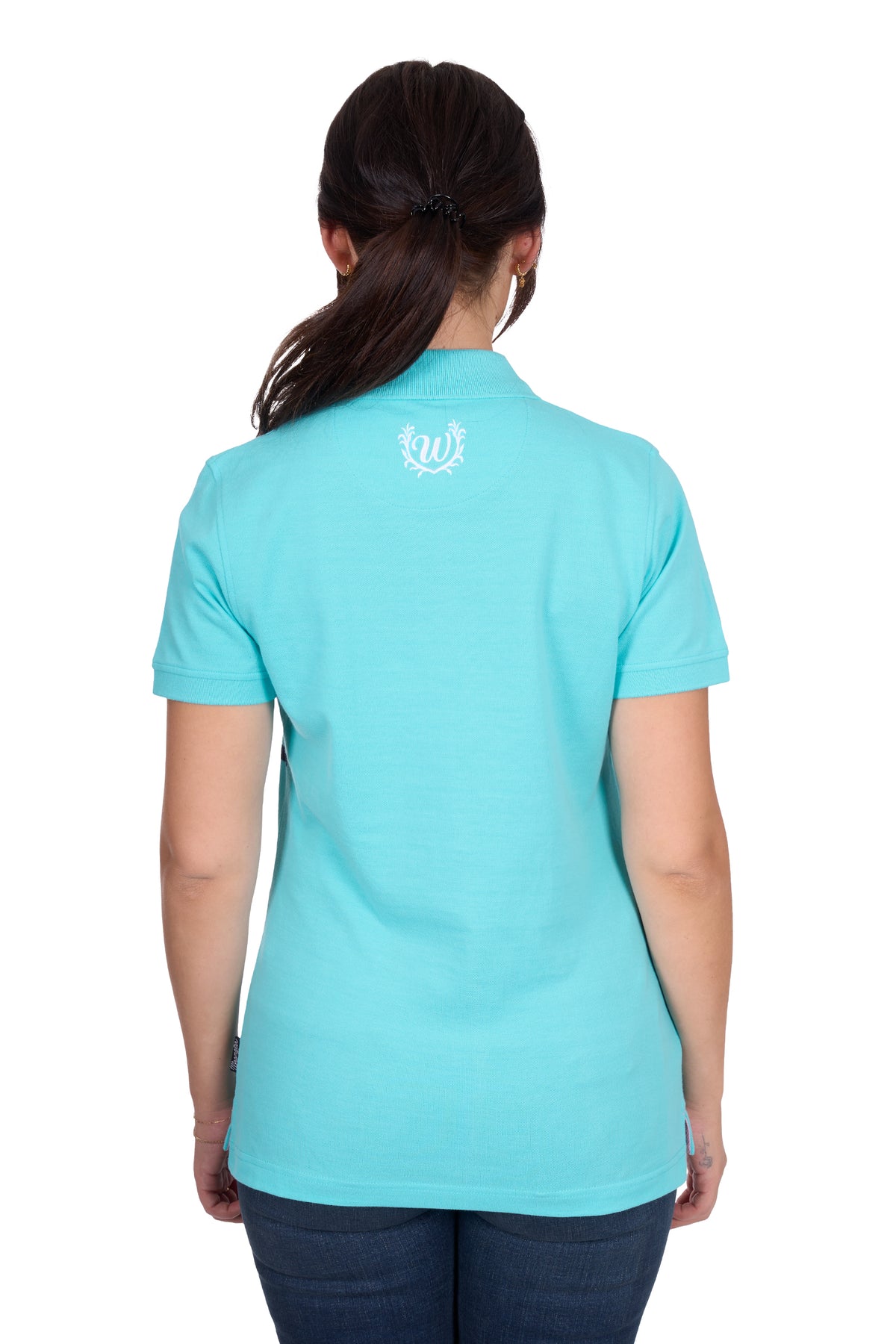 Wrangler Womens Lyndel Polo - Aqua