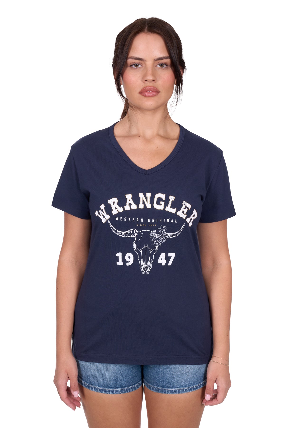 Wrangler Womens Reese Tee - Navy