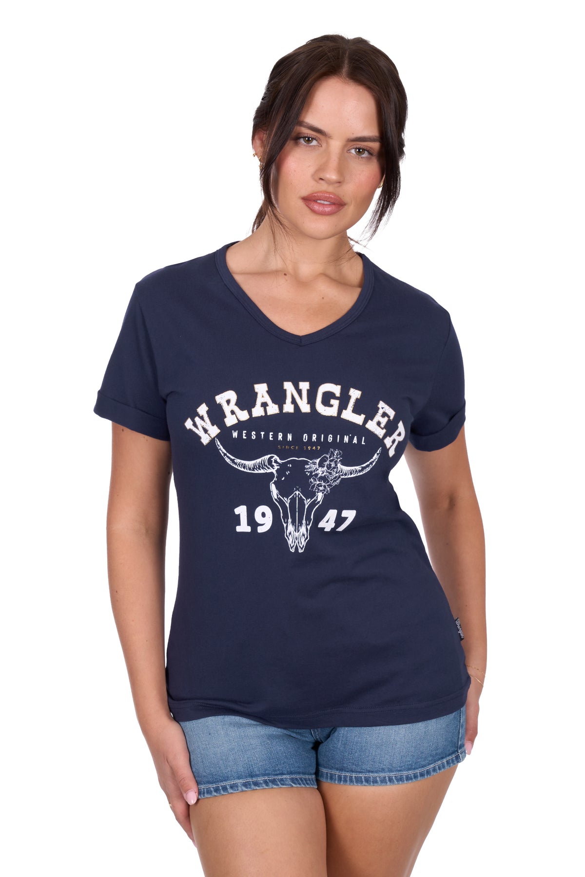 Wrangler Womens Reese Tee - Navy