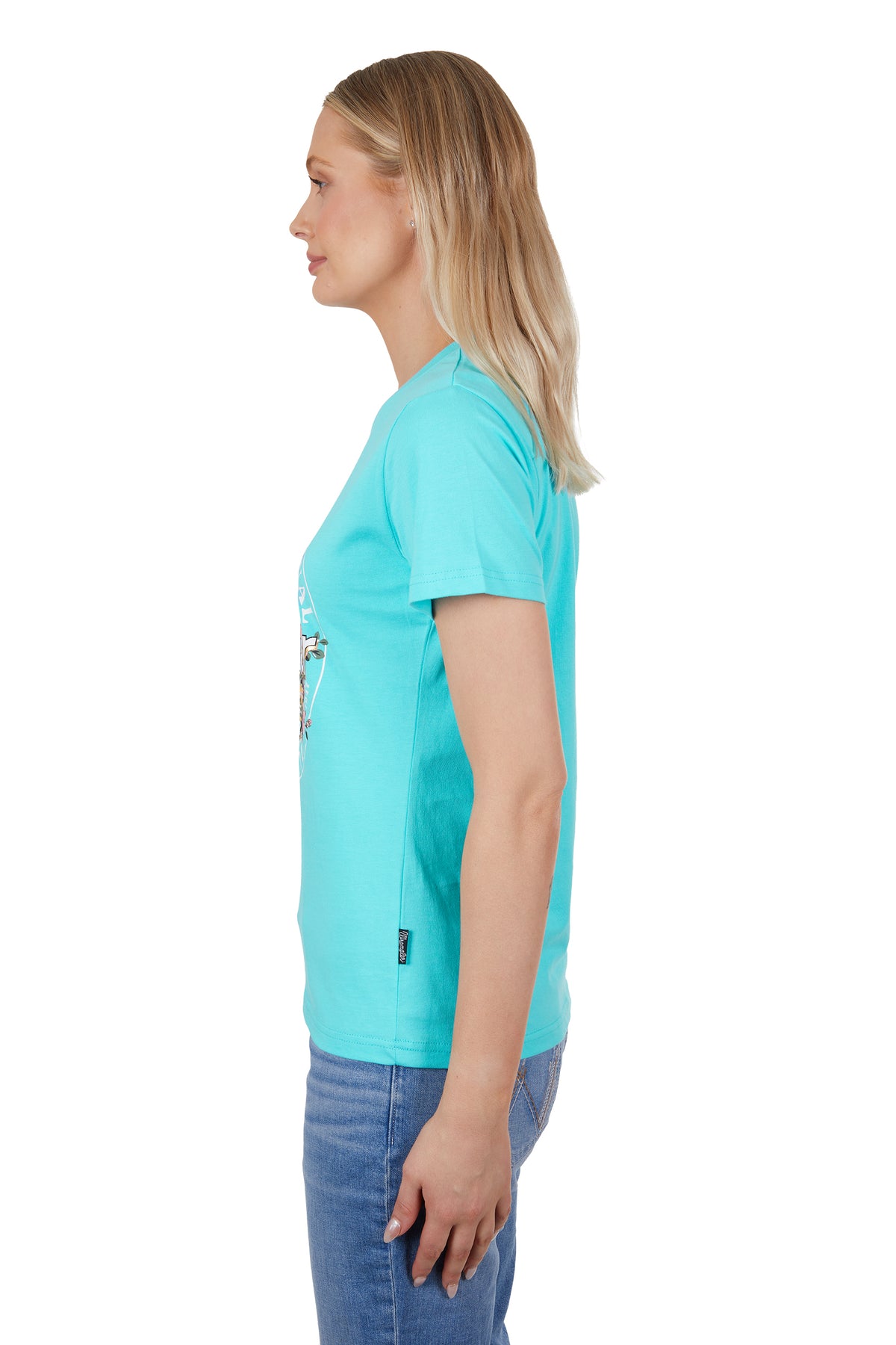 Wrangler Womens Sara Tee - Aqua