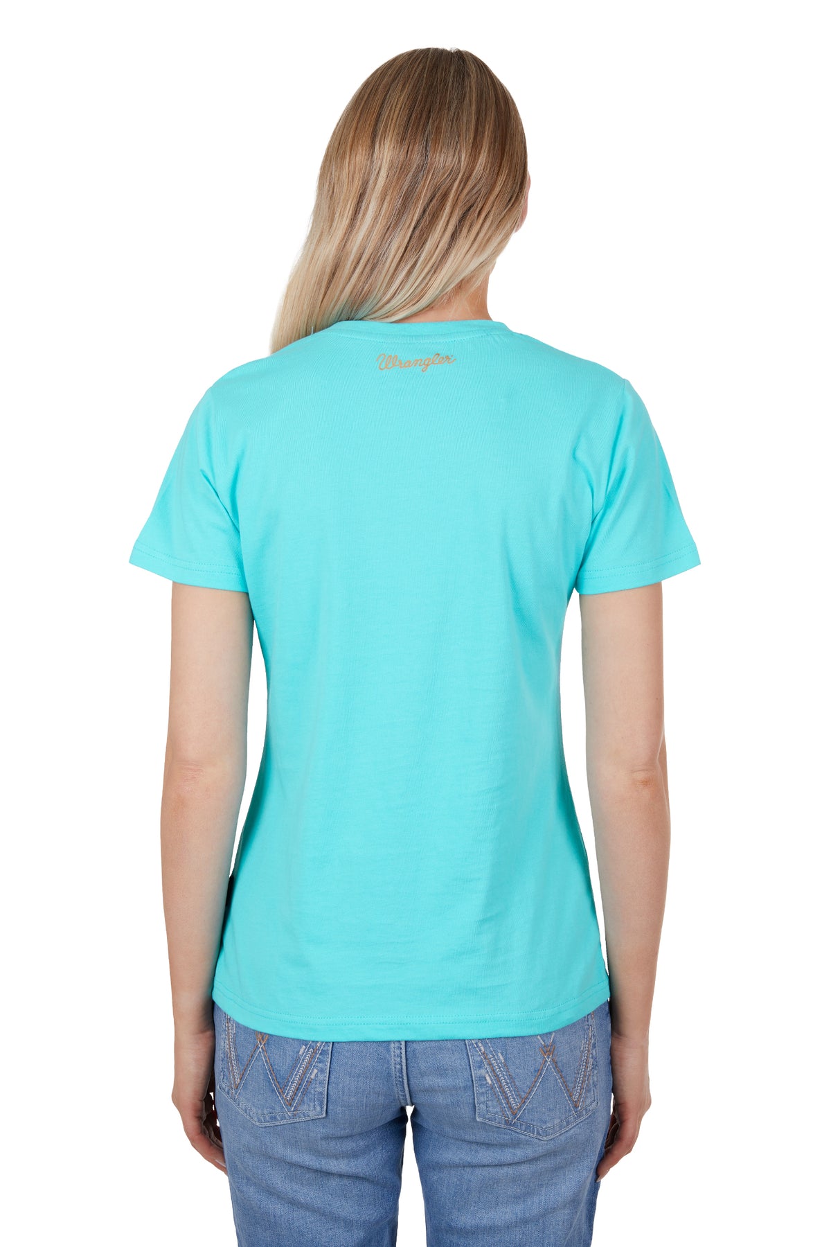 Wrangler Womens Sara Tee - Aqua