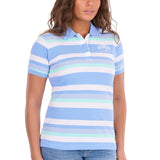 Wrangler Womens Sloan Polo - Blue/Mint