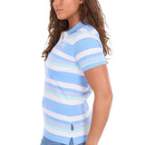 Wrangler Womens Sloan Polo - Blue/Mint