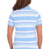 Wrangler Womens Sloan Polo - Blue/Mint