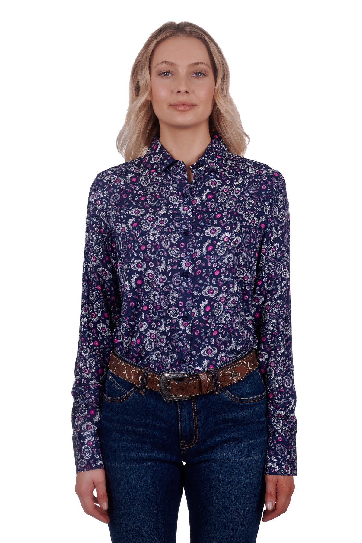 Wrangler Womens Beth Shirt - Navy