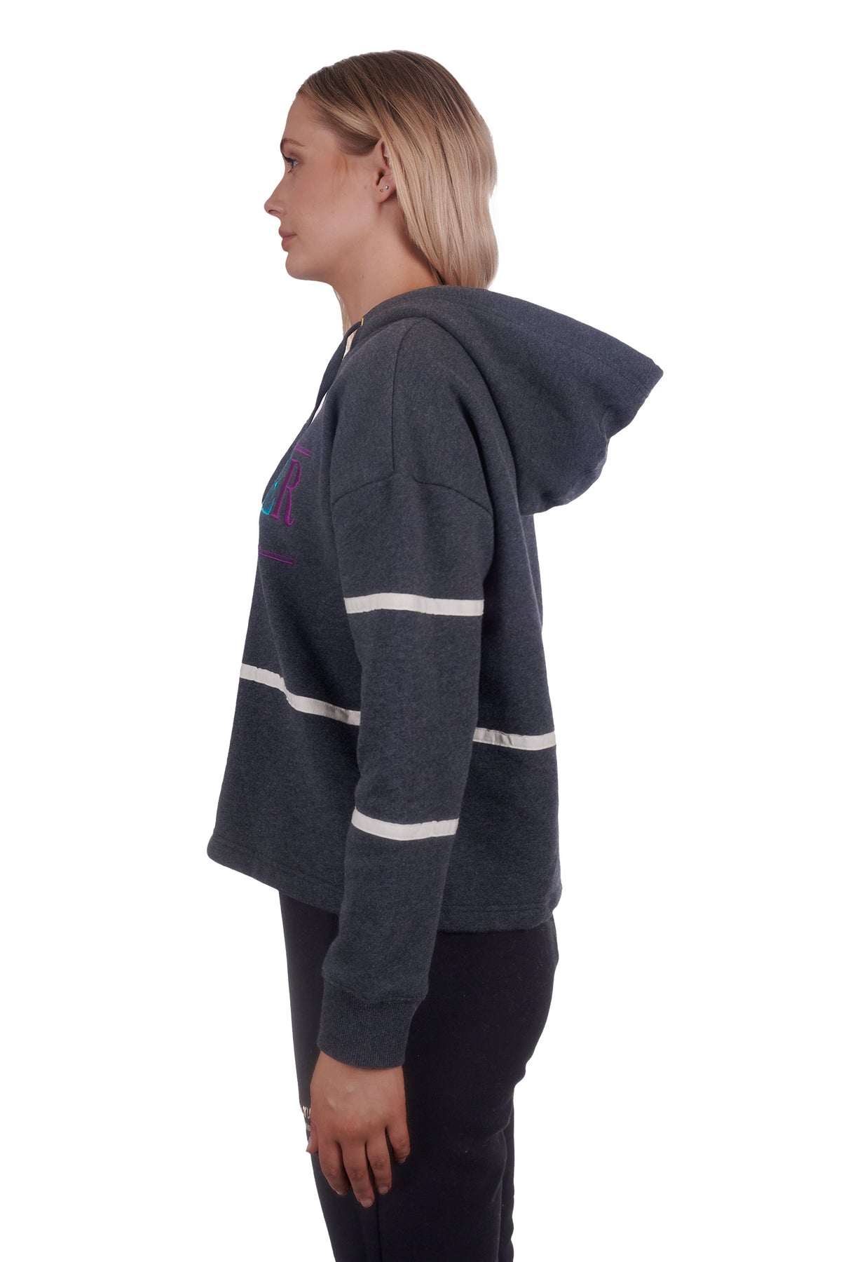 Wrangler Womens Cathie Pullover Hoodie - Charcoal