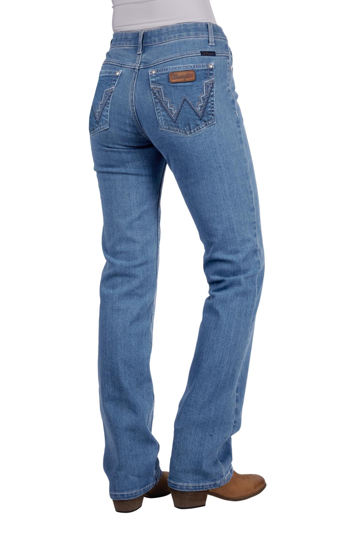 Wrangler Womens Chara Willow Jean - Faded Blue