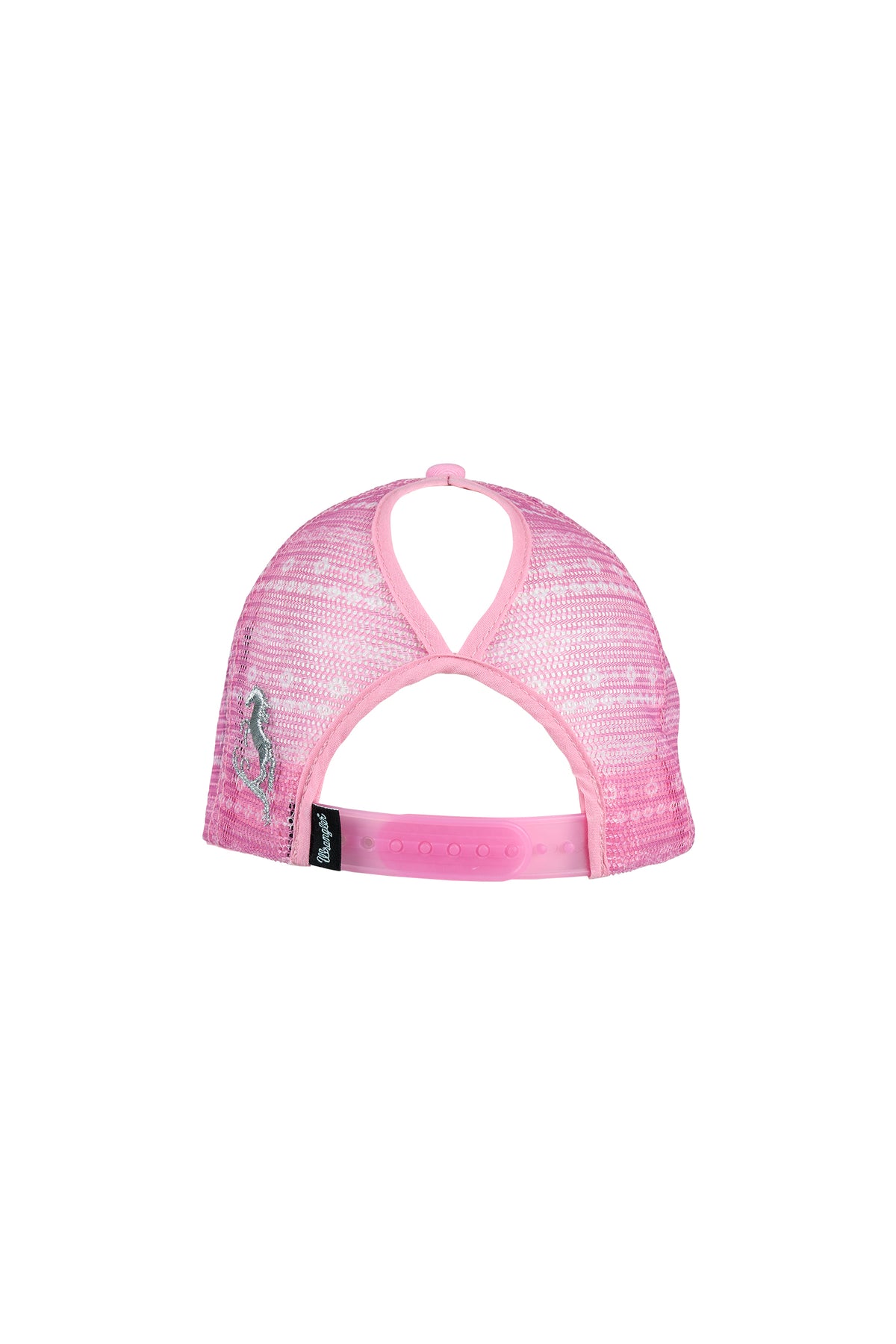 Wrangler Kids Aria High Profile Pony Tail Cap - Pink