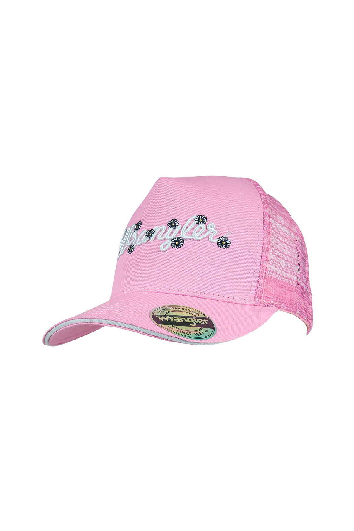 Wrangler Kids Aria High Profile Pony Tail Cap - Pink
