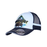 Wrangler Kids Bruno Trucker Cap - Light Blue/Navy