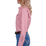 Wrangler Womens Larisa Western Shirt - Pink