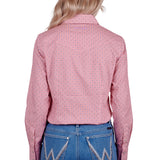 Wrangler Womens Larisa Western Shirt - Pink