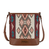 Wrangler Lia Aztec Crossbody Bag - Brown
