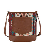 Wrangler Lia Aztec Crossbody Bag - Brown