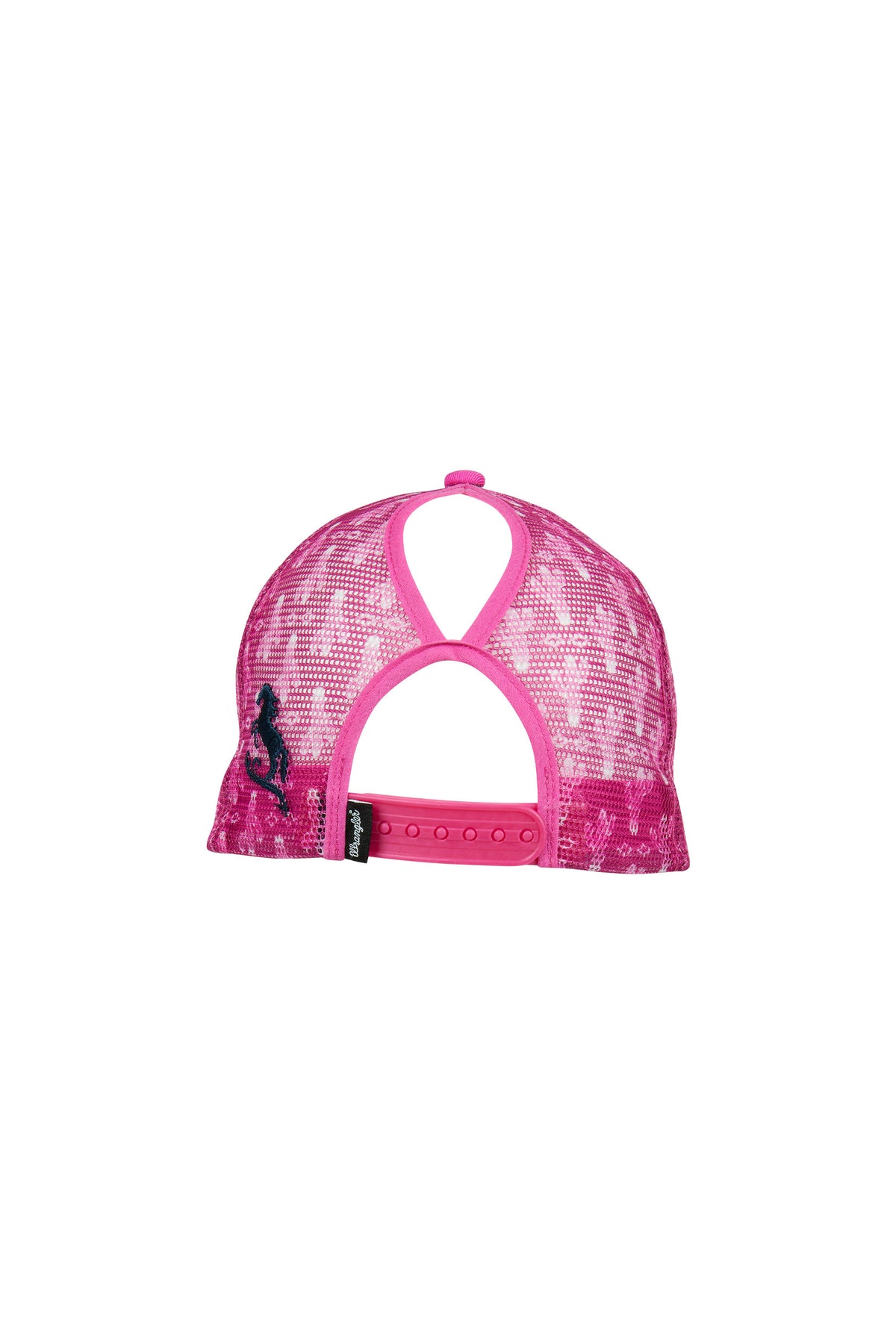 Wrangler Kids Luna High Profile Ponytail Cap - Pink/Navy