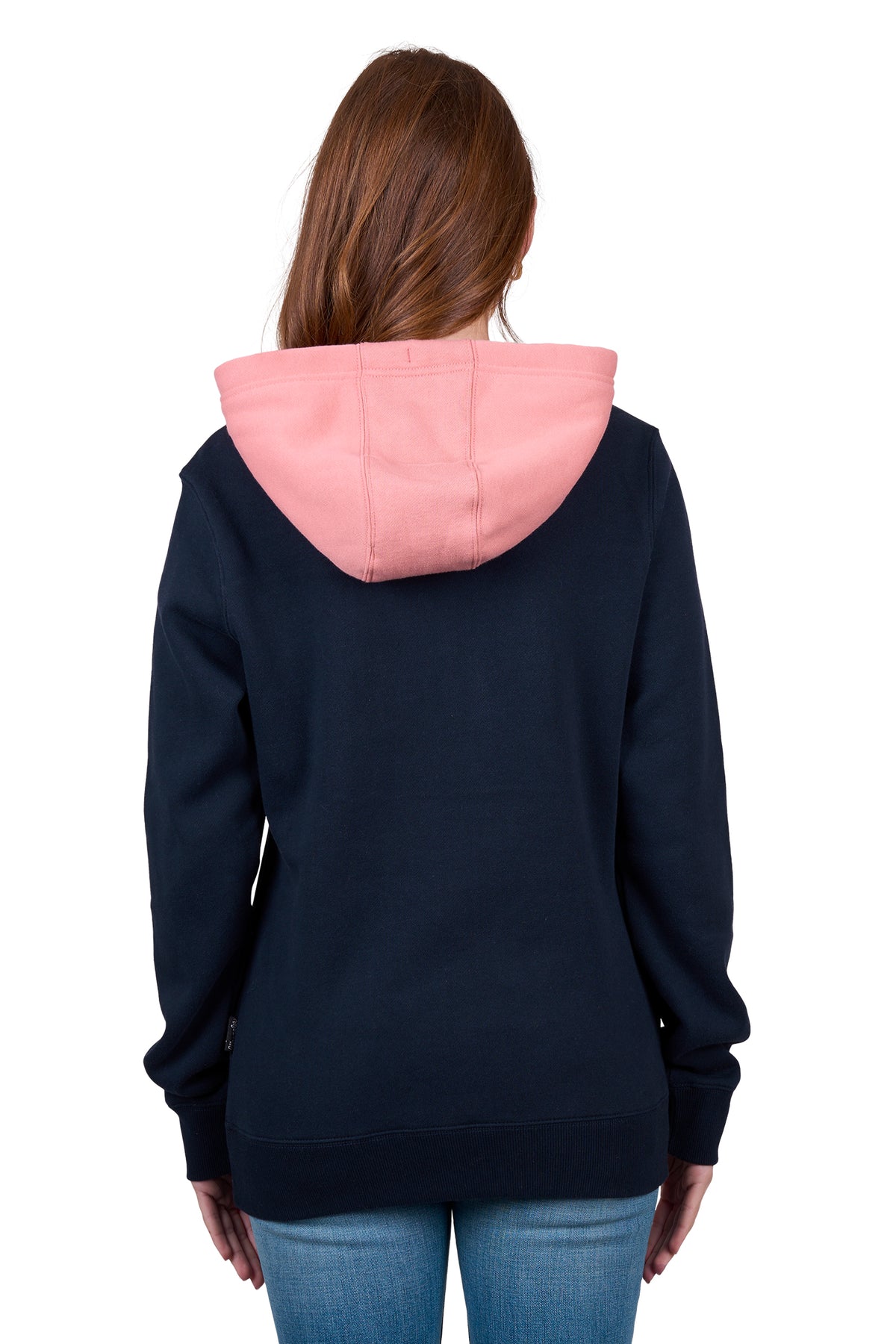 Wrangler Womens Mindy Hoodie - Navy/Pink