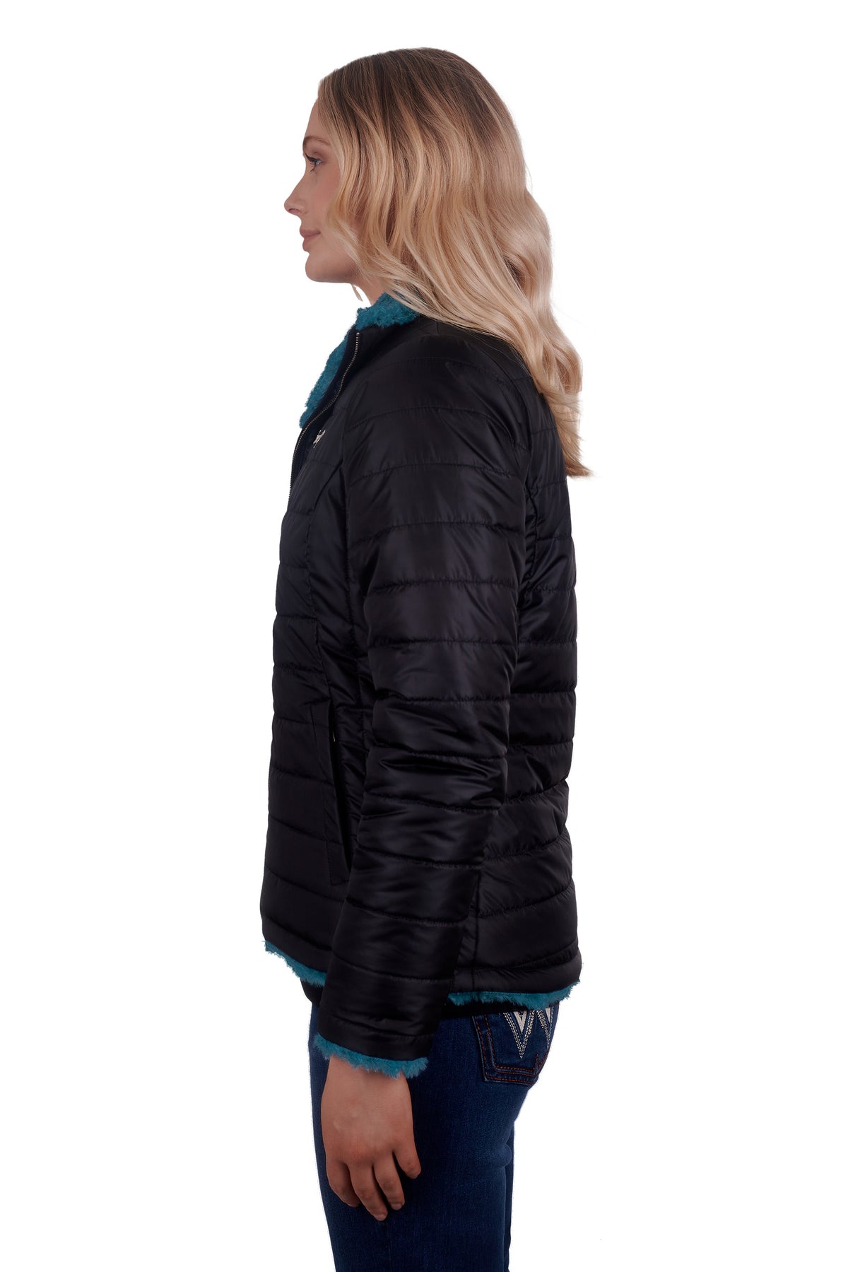 Wrangler Womens Montana Reversible Jacket - Black