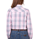 Wrangler Womens Phoeve Check Shirt - Pink