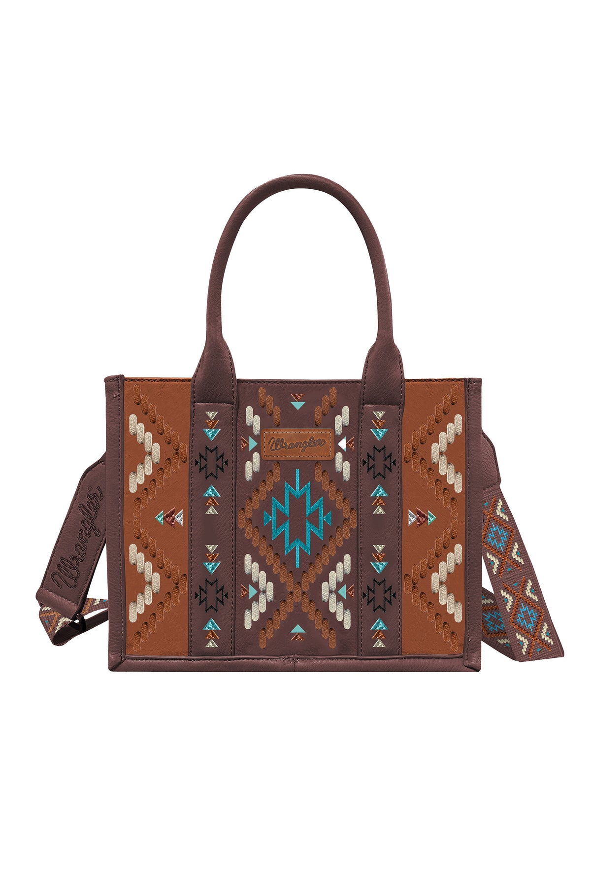 Wrangler Southwestern Arizona Crossbody Bag - Tan