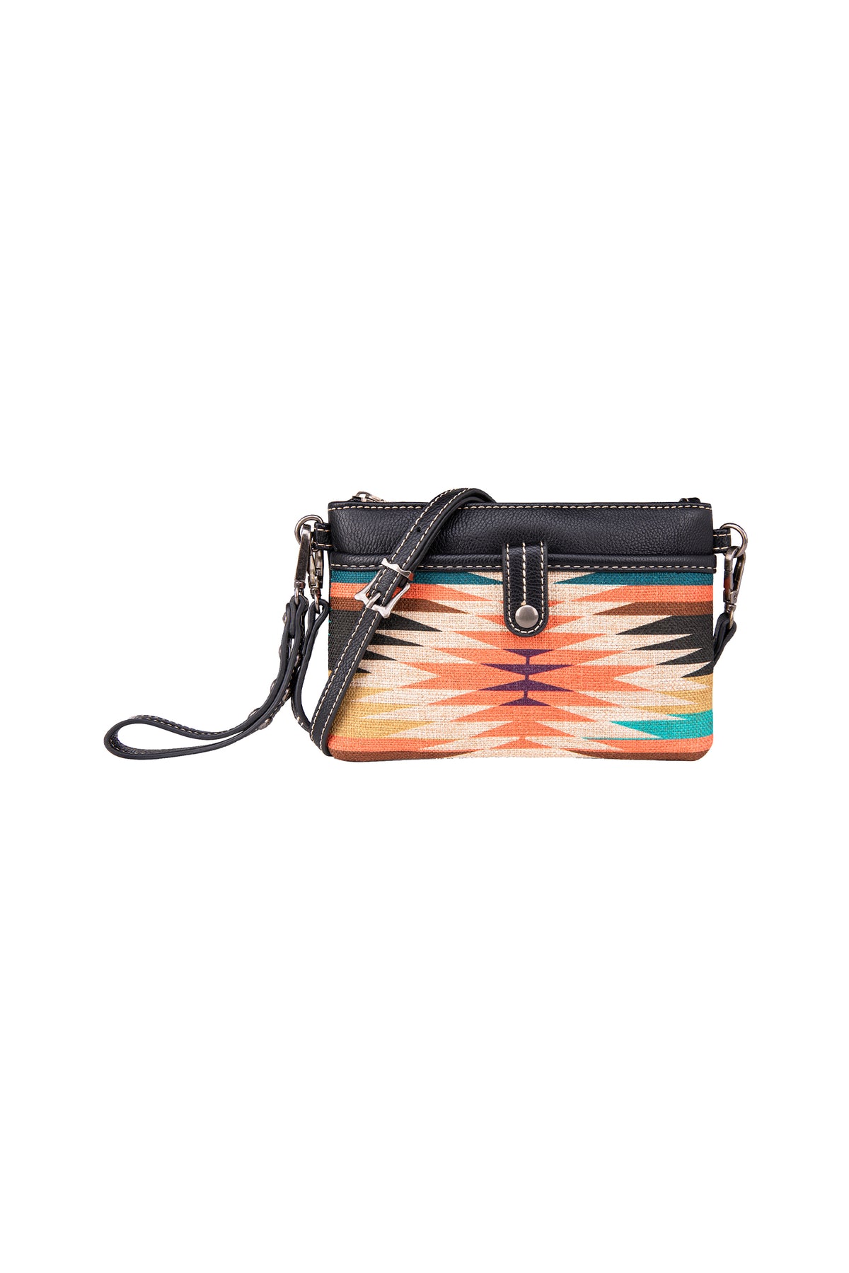 Wrangler Southwestern Clutch Bag - Black/Multi