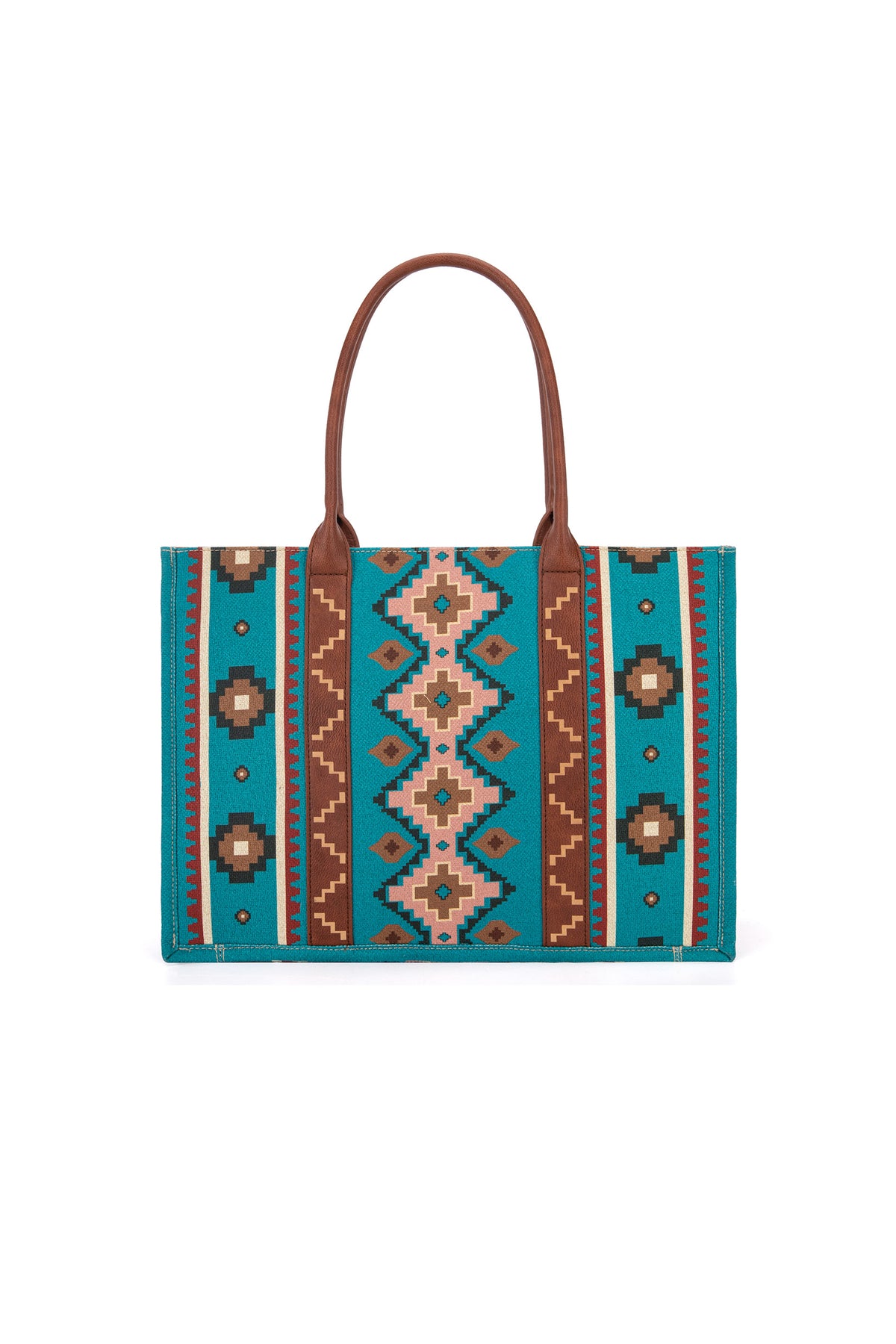 Wrangler Southwestern Tote Bag - Aqua