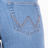 Wrangler Womesn Megan Q Baby Shorts - Faded Blue