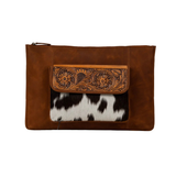 Wynona Hand Tooled Combo Laptop Sleeve
