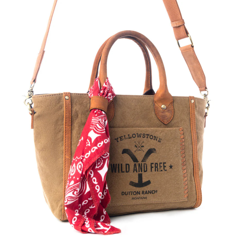 Yellowstone Montana Amber Crossbody Bag w/Scarf