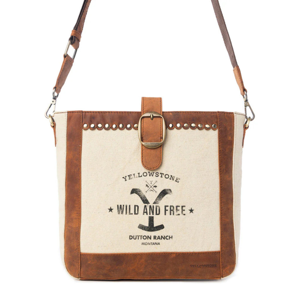 Yellowstone Lone Star Satchel Bag - Ivory
