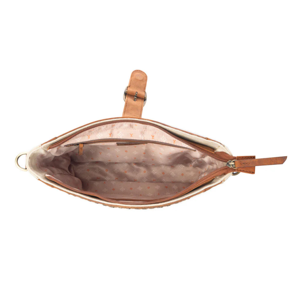 Yellowstone Lone Star Satchel Bag - Ivory