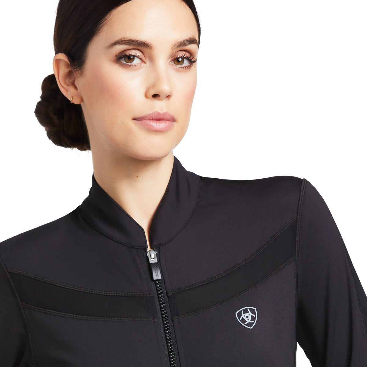 Ariat Womens Ascent Full Zip Sweatshirt - Black
