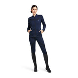 Ariat Womens Ascent Full Zip Sweatshirt - Navy