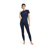 Ariat Womens Ascent Half Grip Tight - Navy
