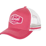 Ariat Est Patch Trucker Cap - Raspberry
