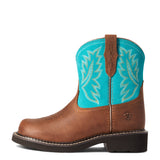 Ariat Kids Fatbaby Heritage - Distressed Brown/Turquoise