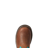 Ariat Kids Fatbaby Heritage - Distressed Brown/Turquoise