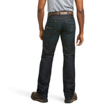 Ariat Mens Rebar M5 Stackable Straight Leg Durastretch Basic Double Front - Blackstone