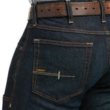 Ariat Mens Rebar M5 Stackable Straight Leg Durastretch Basic Double Front - Blackstone