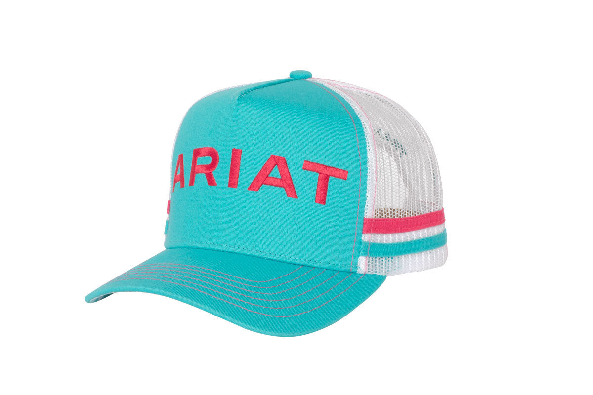 Ariat Patriot Trucker Cap - Ceramic Turquoise