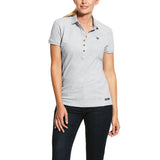 Ariat Womens Prix 2.0 Polo - Heather Grey