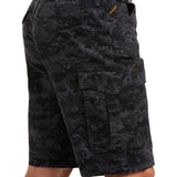 Ariat Mens Rebar Durastretch Made Tough Cargo Short - Black Digi Camo
