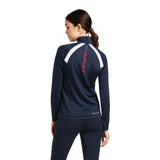Ariat Womens Sunstopper 2.0 1/4 Zip Baselayer -Team