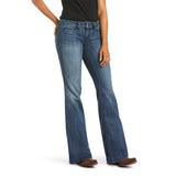 Ariat womens Trouser Mid Rise Wide Leg Stretch Outseam - Ella Bluebell