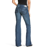 Ariat womens Trouser Mid Rise Wide Leg Stretch Outseam - Ella Bluebell