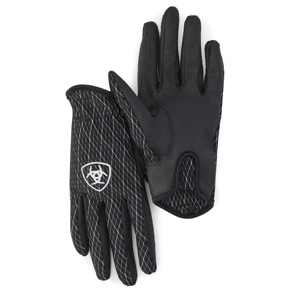 Ariat Uni Cool Girp Gloves - Black/White
