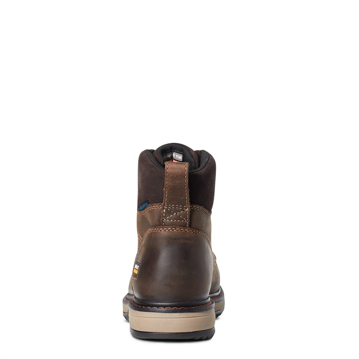 Ariat Womens Riveter 6 CSA H20 Composite Toe - Dark Brown
