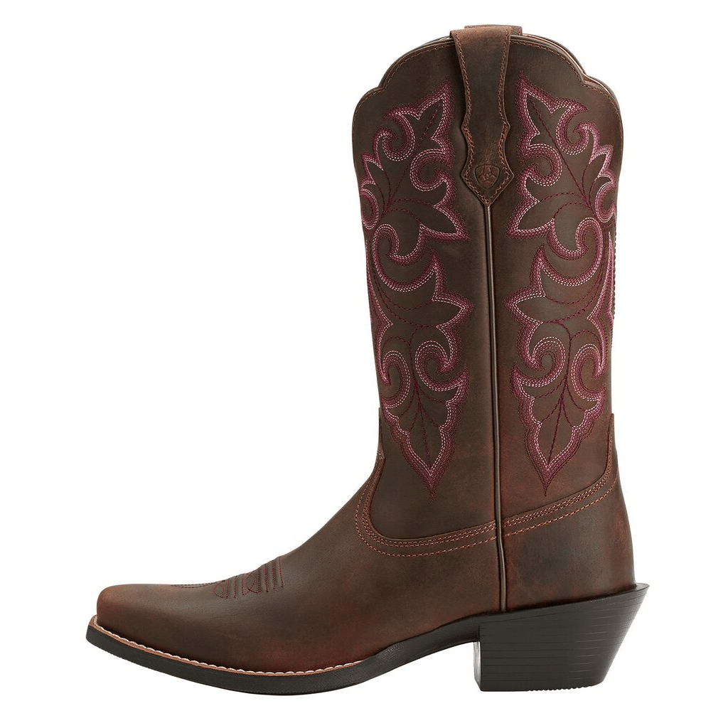 Ariat Womens Round Up Square Toe - Powder Brown